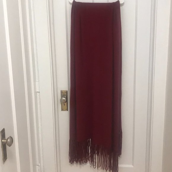 Naked Cashmere Burgundy/Red Georgia Scarf - Picture 3 of 4